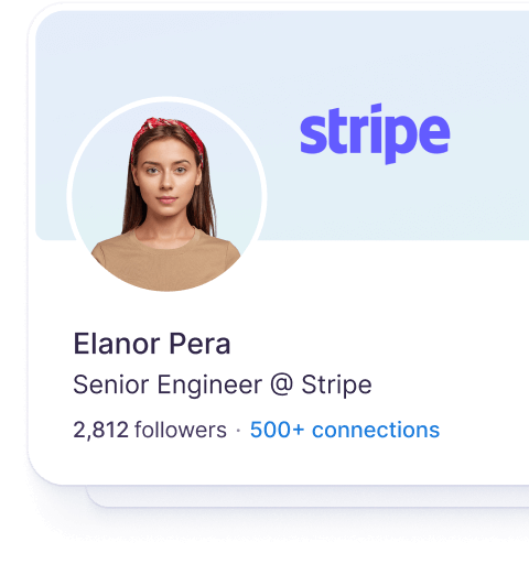 Linkedin profile card