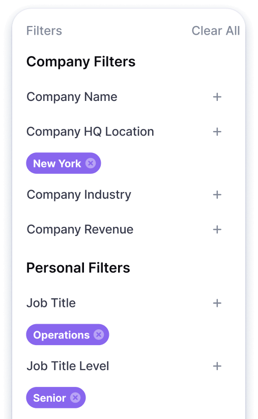 Linkedin profile card